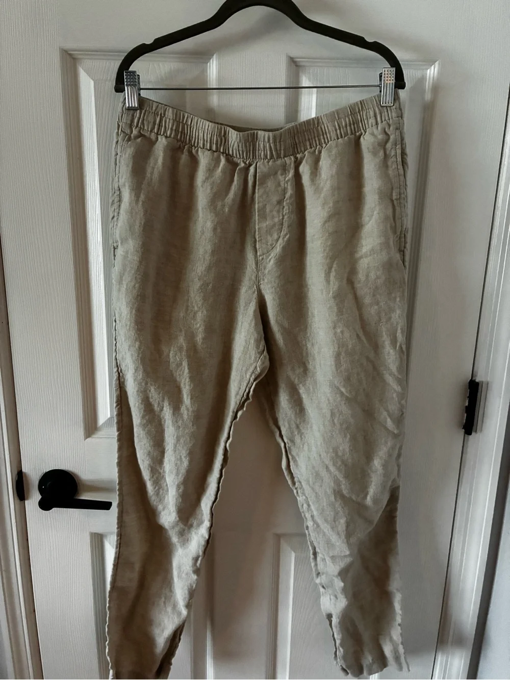 H&M Men's Linen-Blend Chinos — Tan